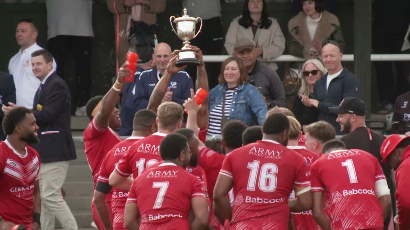 British Army score with last play of the game to win men's Inter Services on tries scored